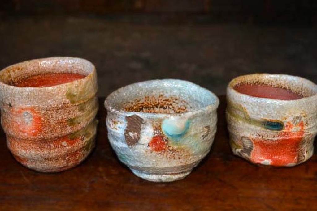 Japanese Pottery and Ikebana