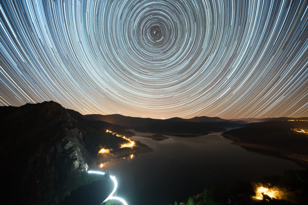 Astrofotografia na Barragem de Santa Luzia