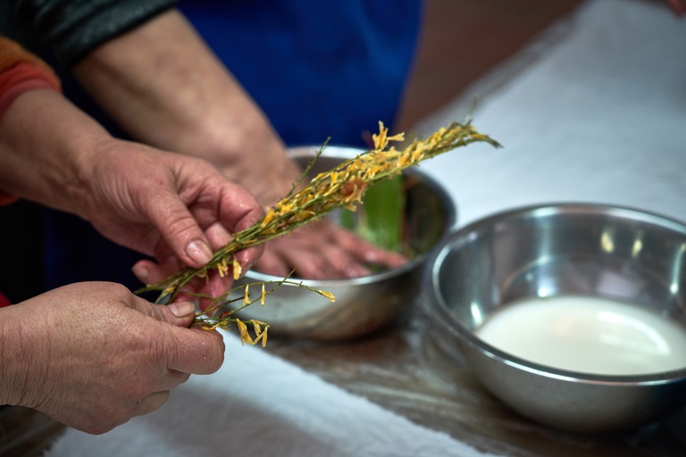 Janeiro de Cima aprendeu técnicas de tingimento